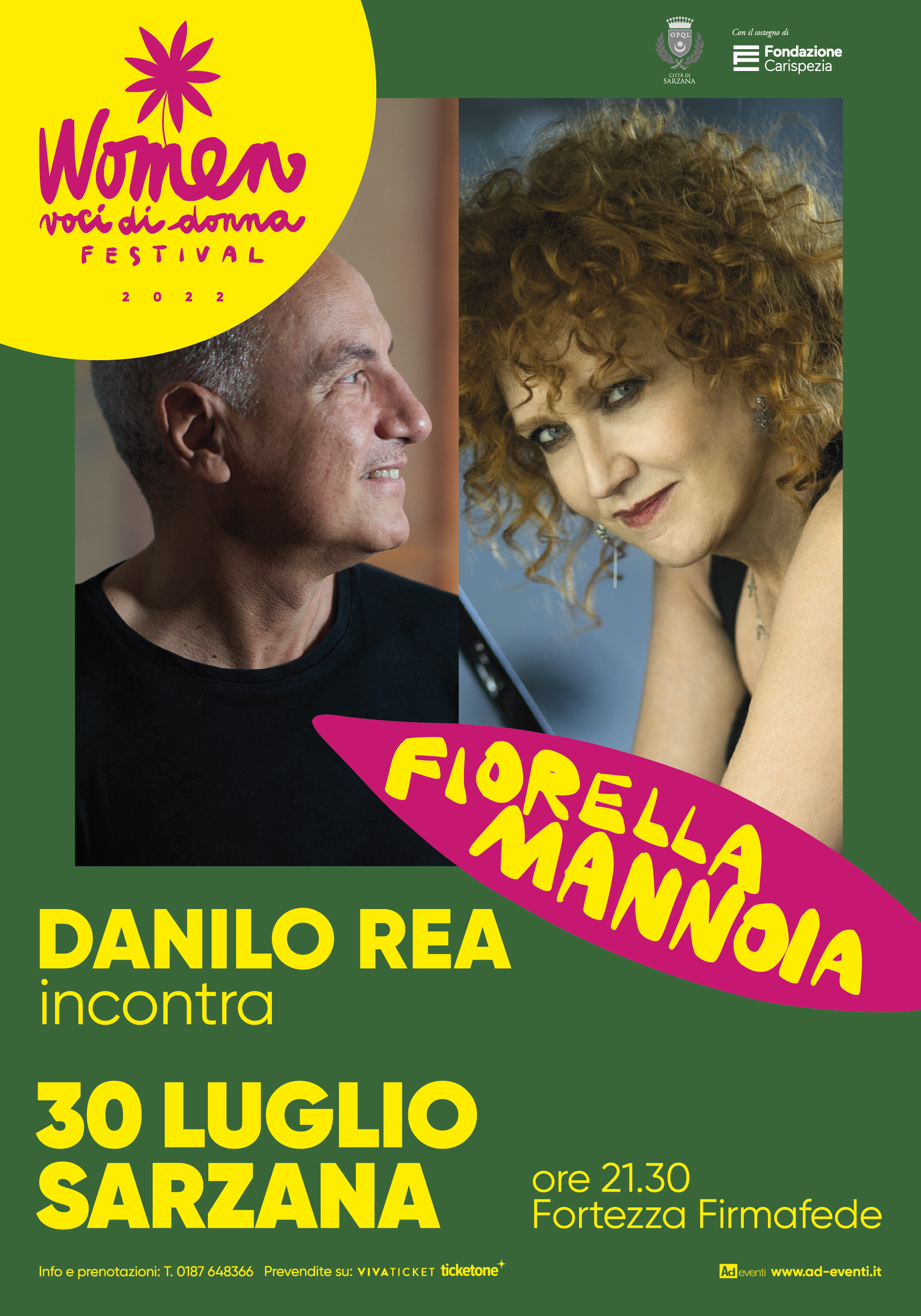 Danilo Rea incontra Fiorella Mannoia – Fortezza Firmafede, Sarzana