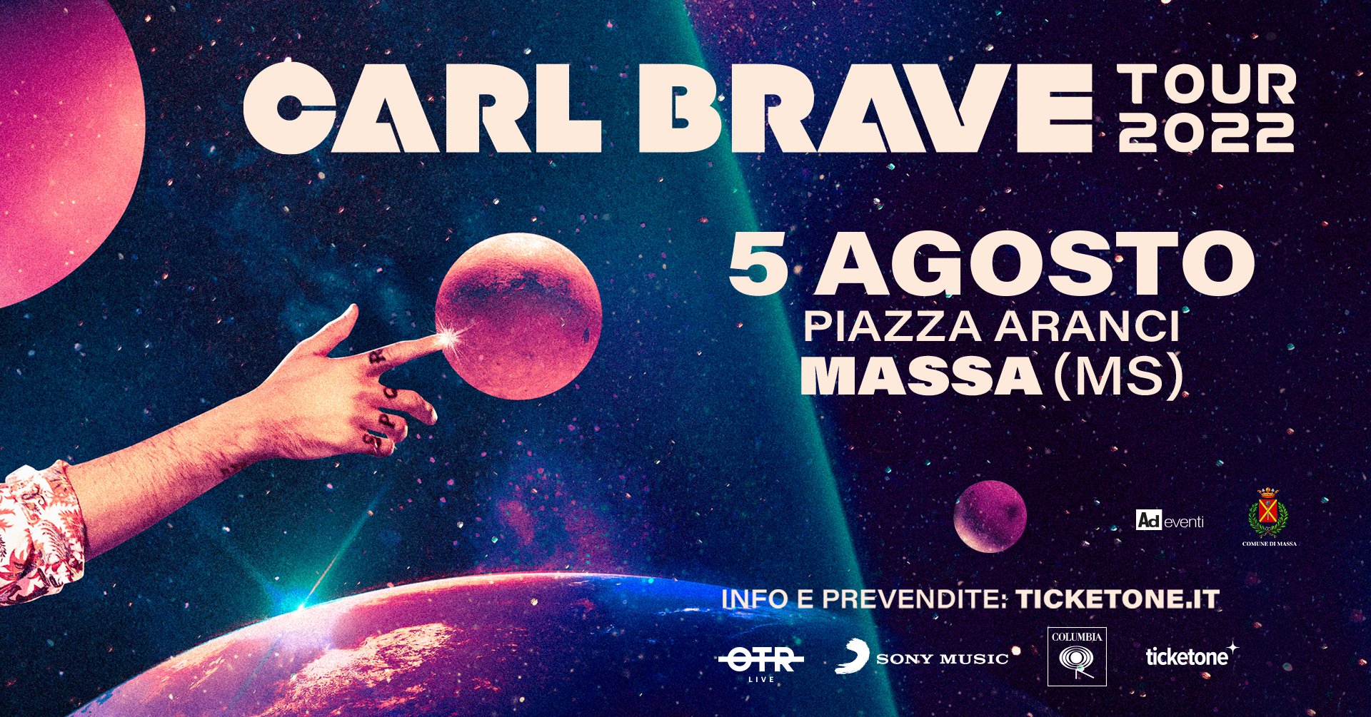 Carl Brave Tour 2022 – Piazza Aranci, Massa